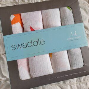 Aden & Anais Star 4 pack New Muslin Swaddles (unisex)